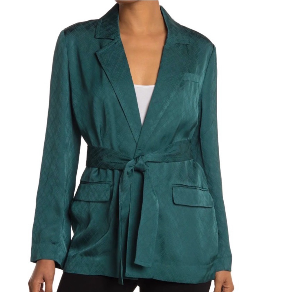 Equipment Green Belted Blazer
